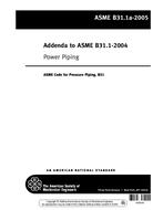 ASME B31.1a-2005